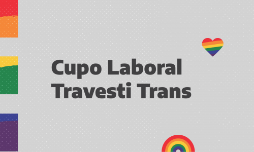El cupo laboral travesti trans  es Ley en el Estado Argentino