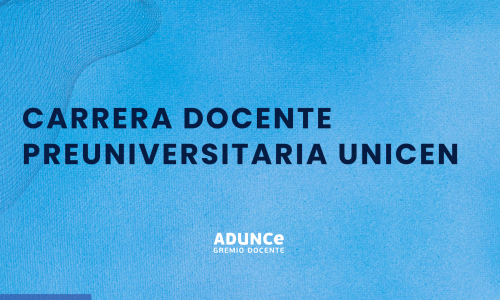 Carrera Docente para los niveles preuniversitarios