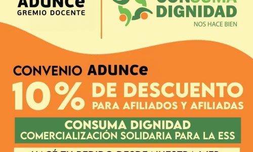 DESCUENTO PARA COMPRAS EN ConSuma Dignidad