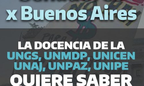 Senador/a tenemos una consulta para usted
